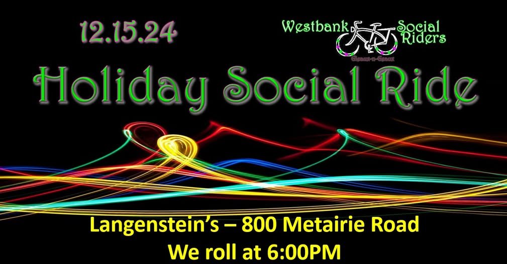 West Bank Holiday Social Ride